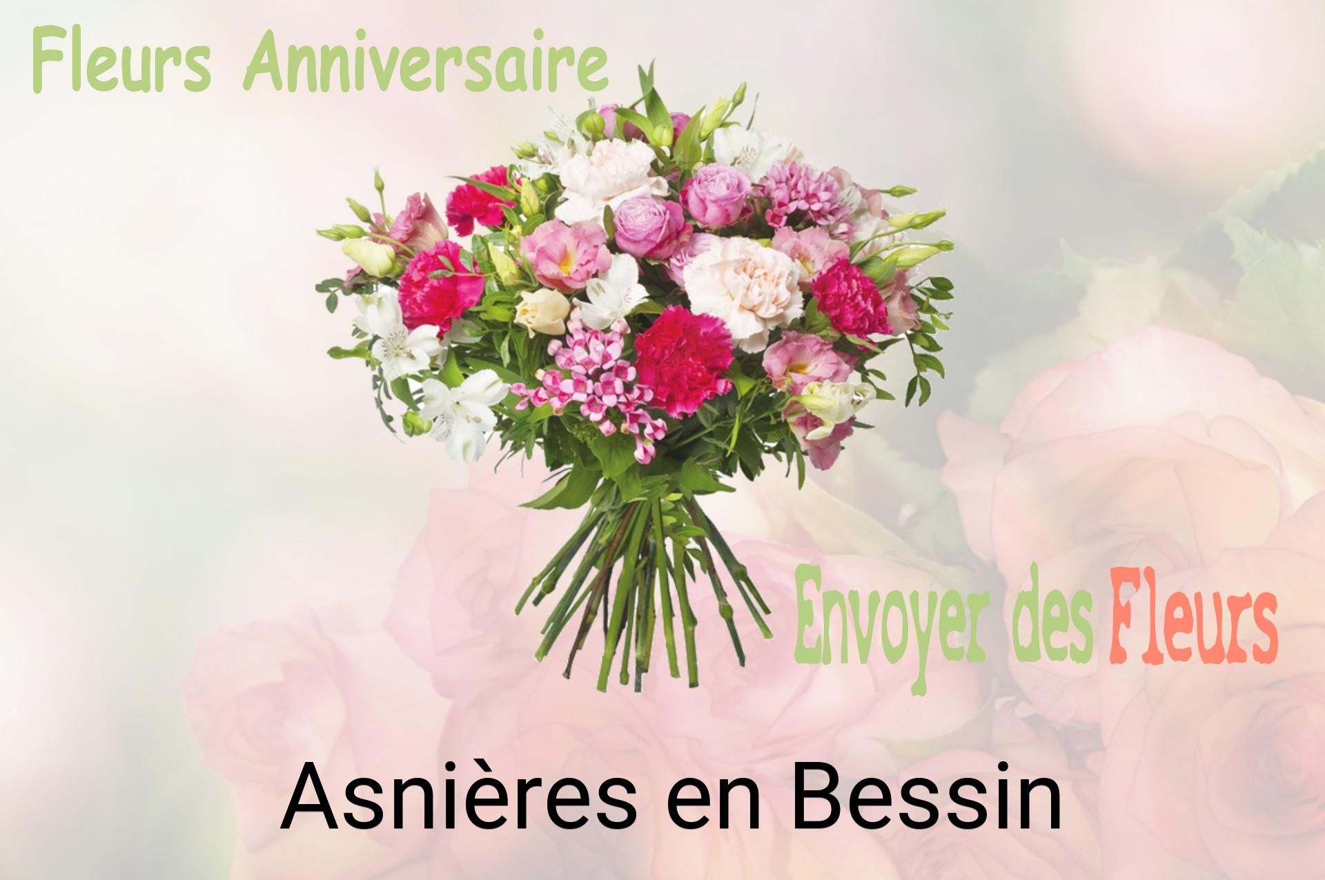 Bouquet de fleurs d’anniversaire livré à Asnières-en-Bessin